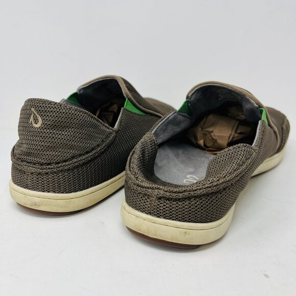 Olukai NOHEA MESH Men's Size 10US Brown Casual Slip On Shoes - Picture 6 of 10